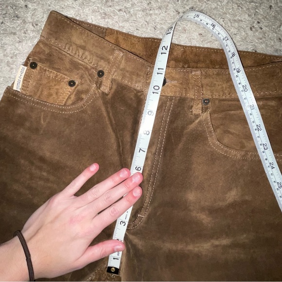 Skotts Suede Brown Jeans - Picture 9 of 11